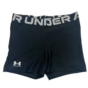 Under Armour Women’s HeatGear Compression Shorts Black Sz M NWT